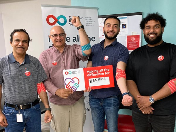 Bantrel Gives Blood - Partners for Life